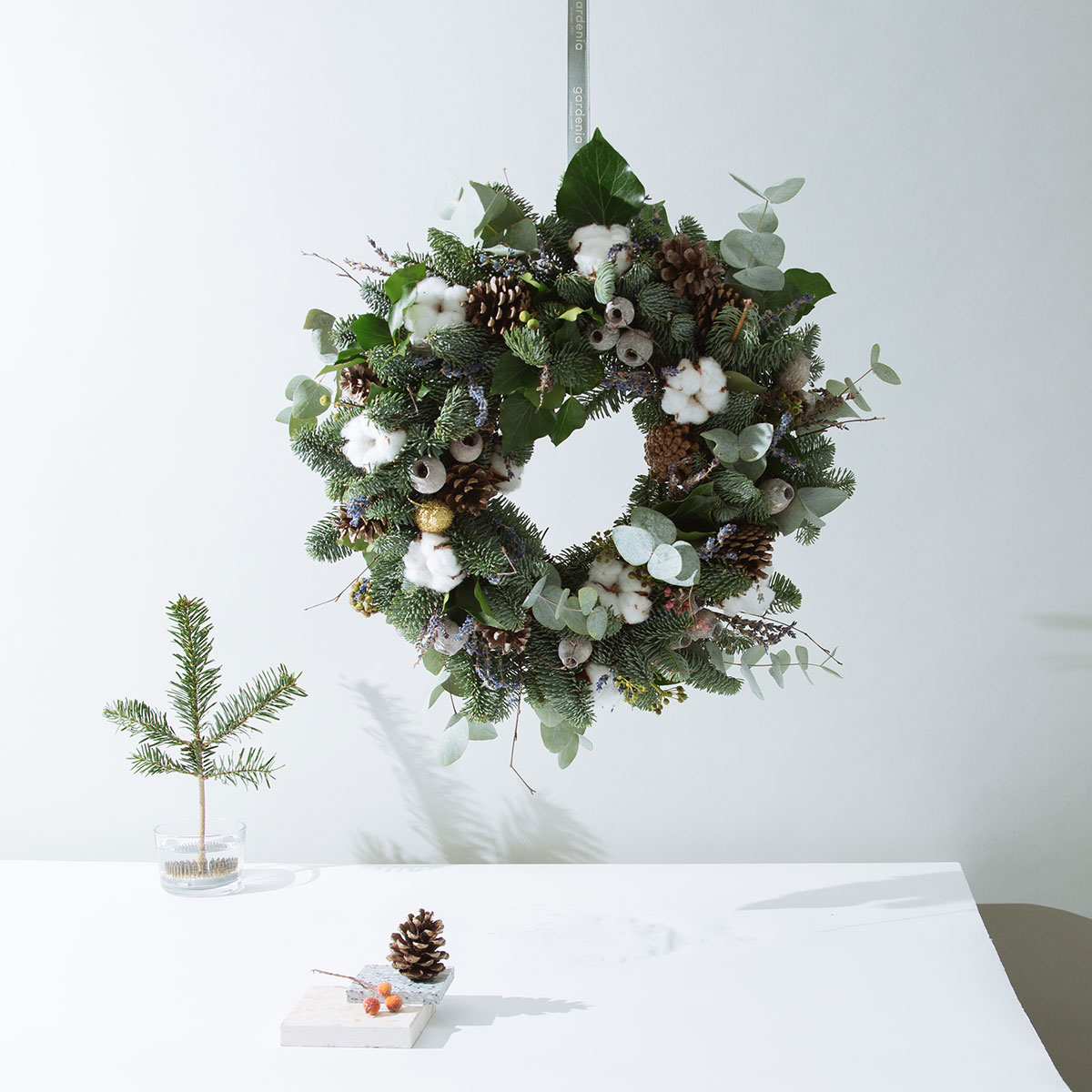 Cotton Wreath