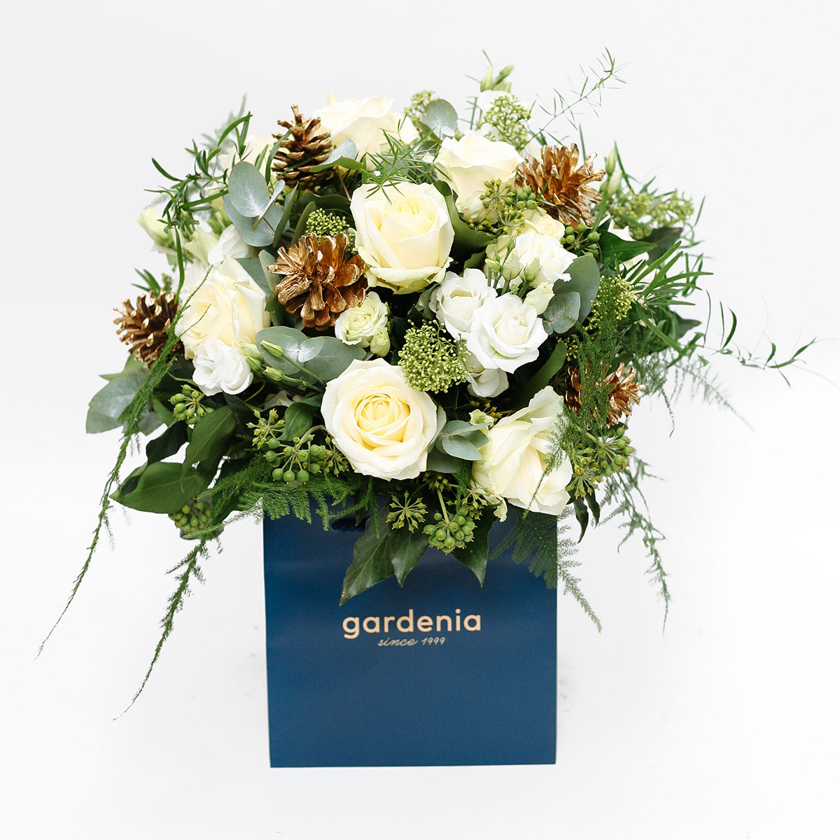 Gold & White Handtie