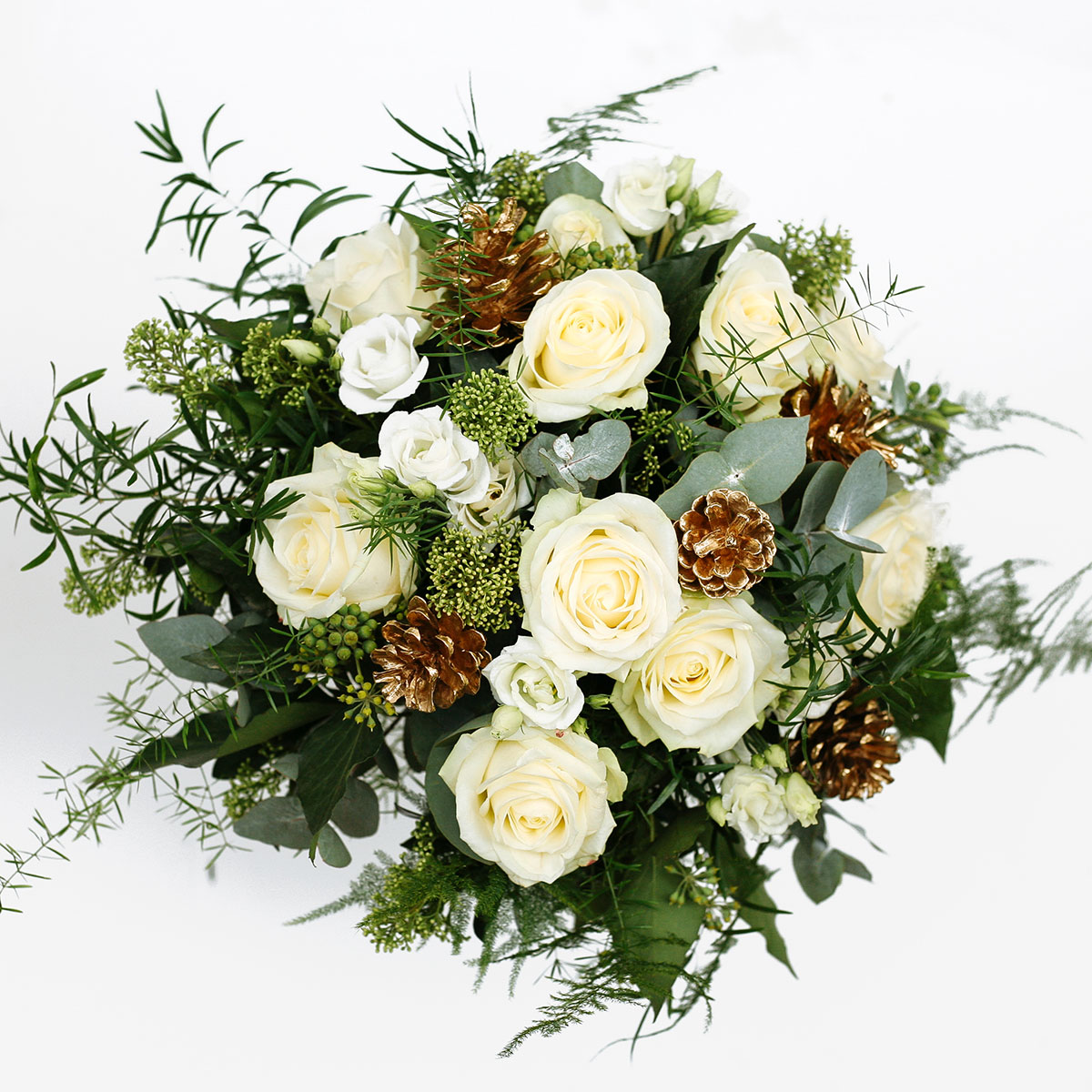 Gold & White Handtie