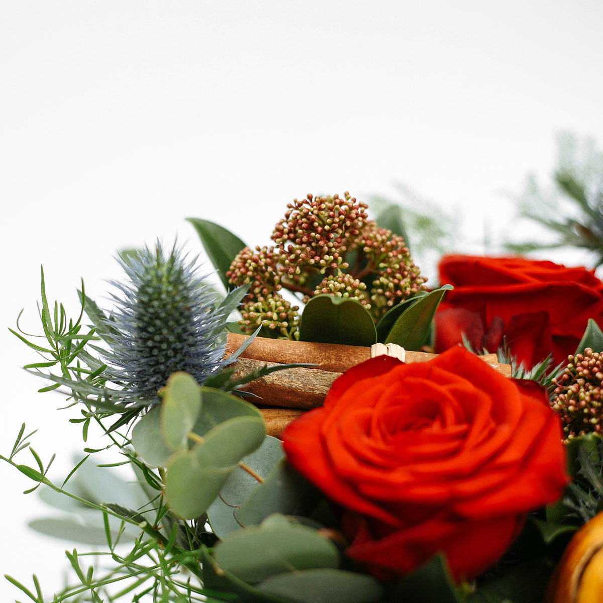 Red festive jam jar original