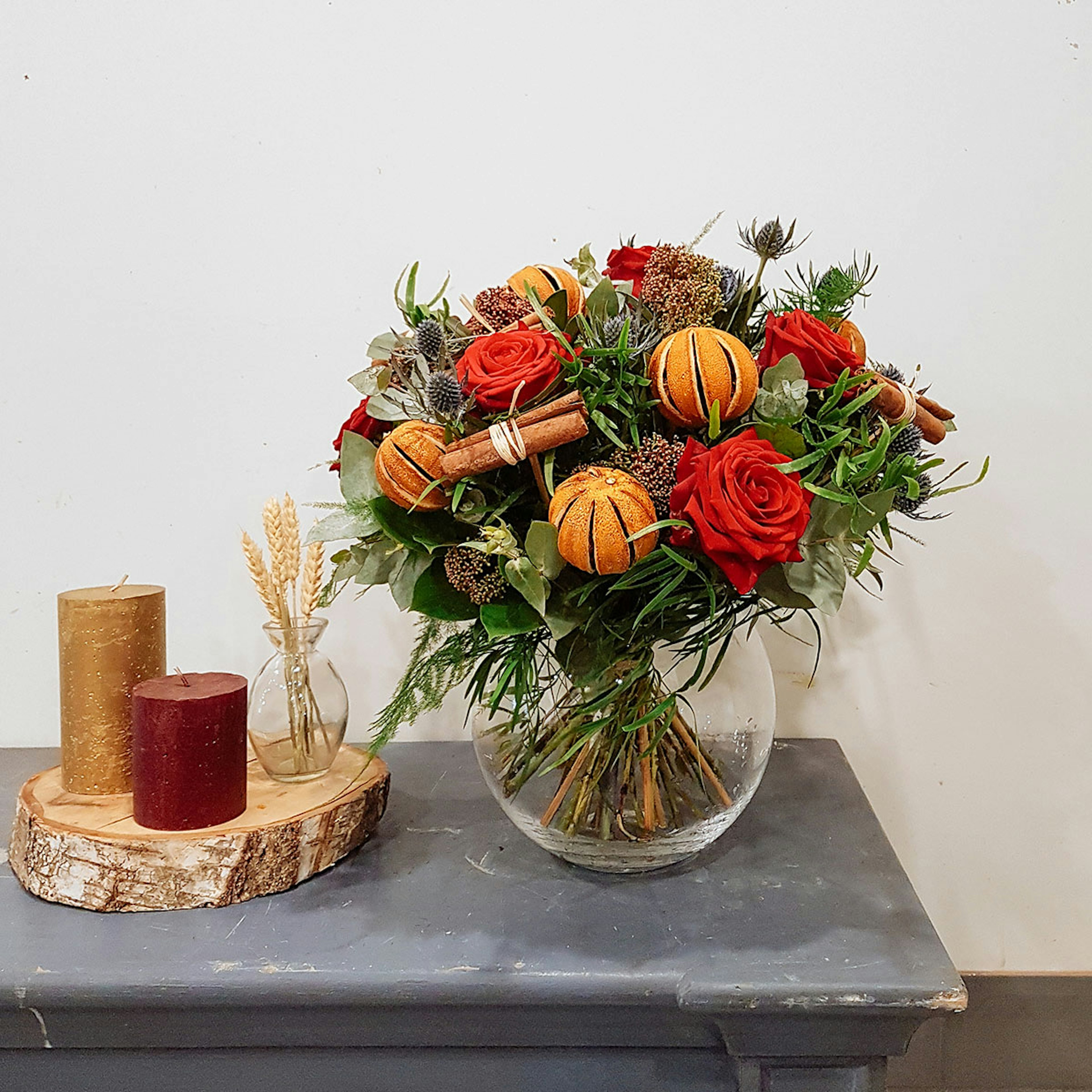 Red festive bouquet original