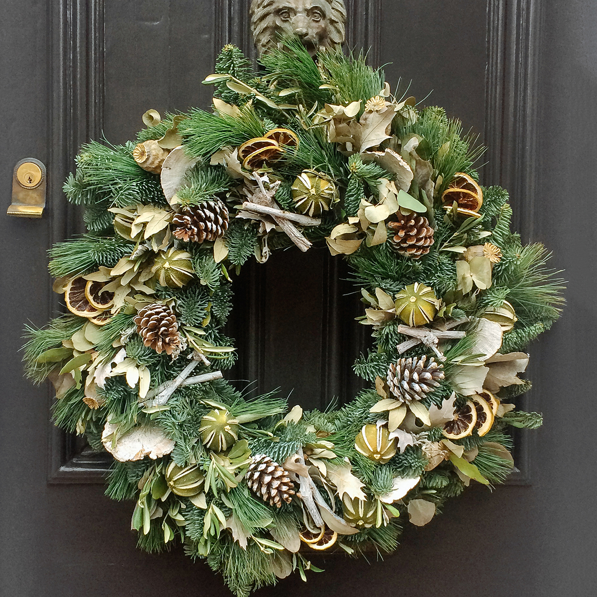 Christmas wreath lime