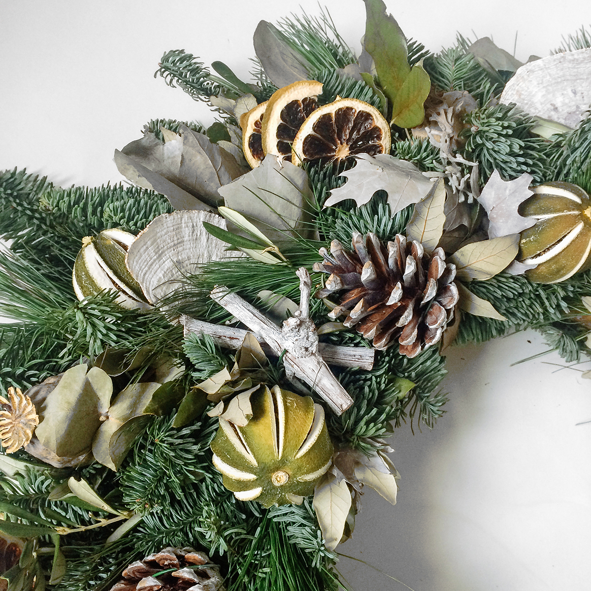 Christmas wreath lime
