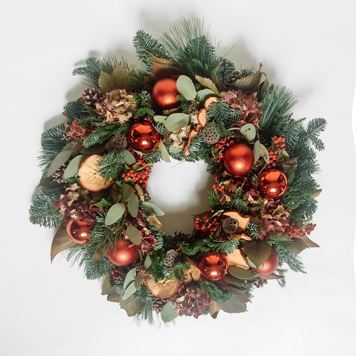 Wreath red bauble