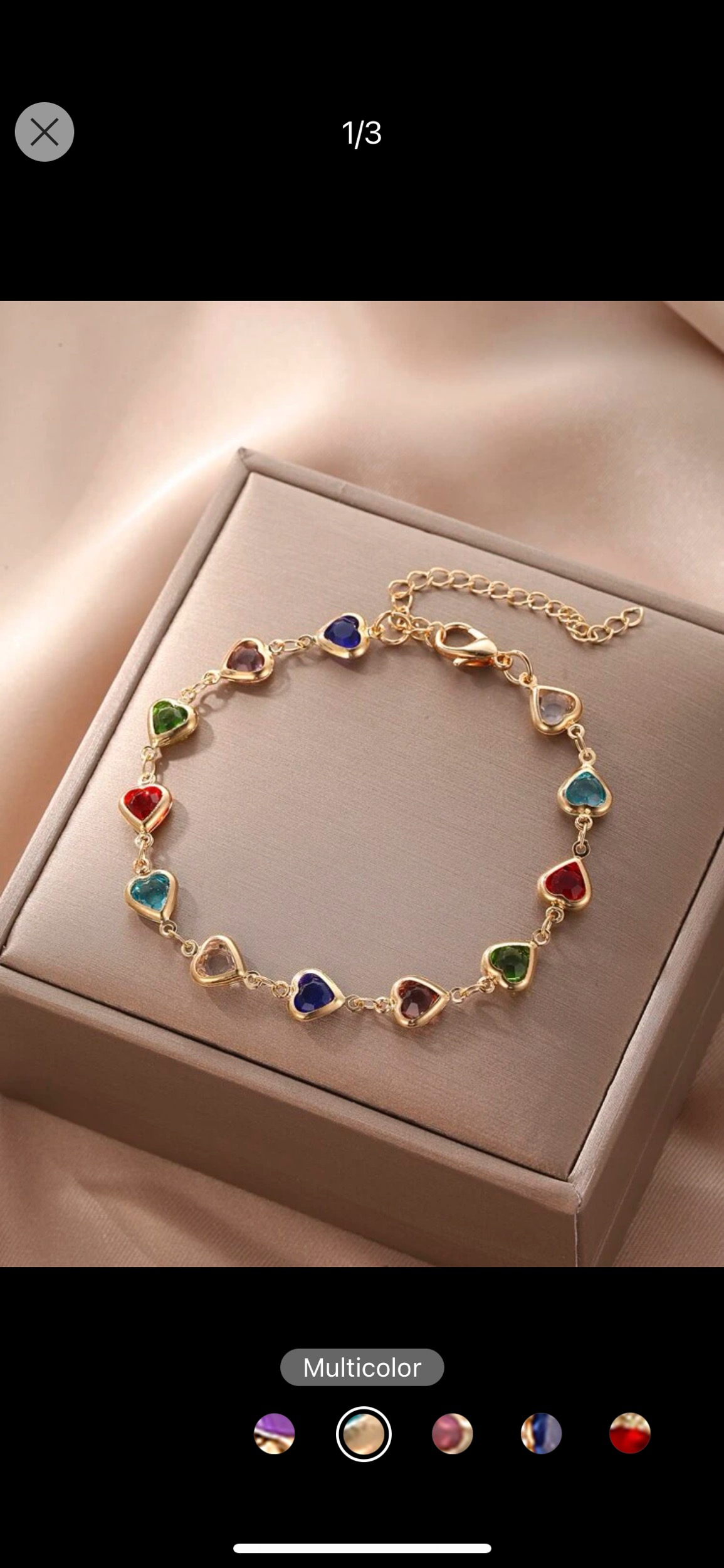 Hearts bracelet 