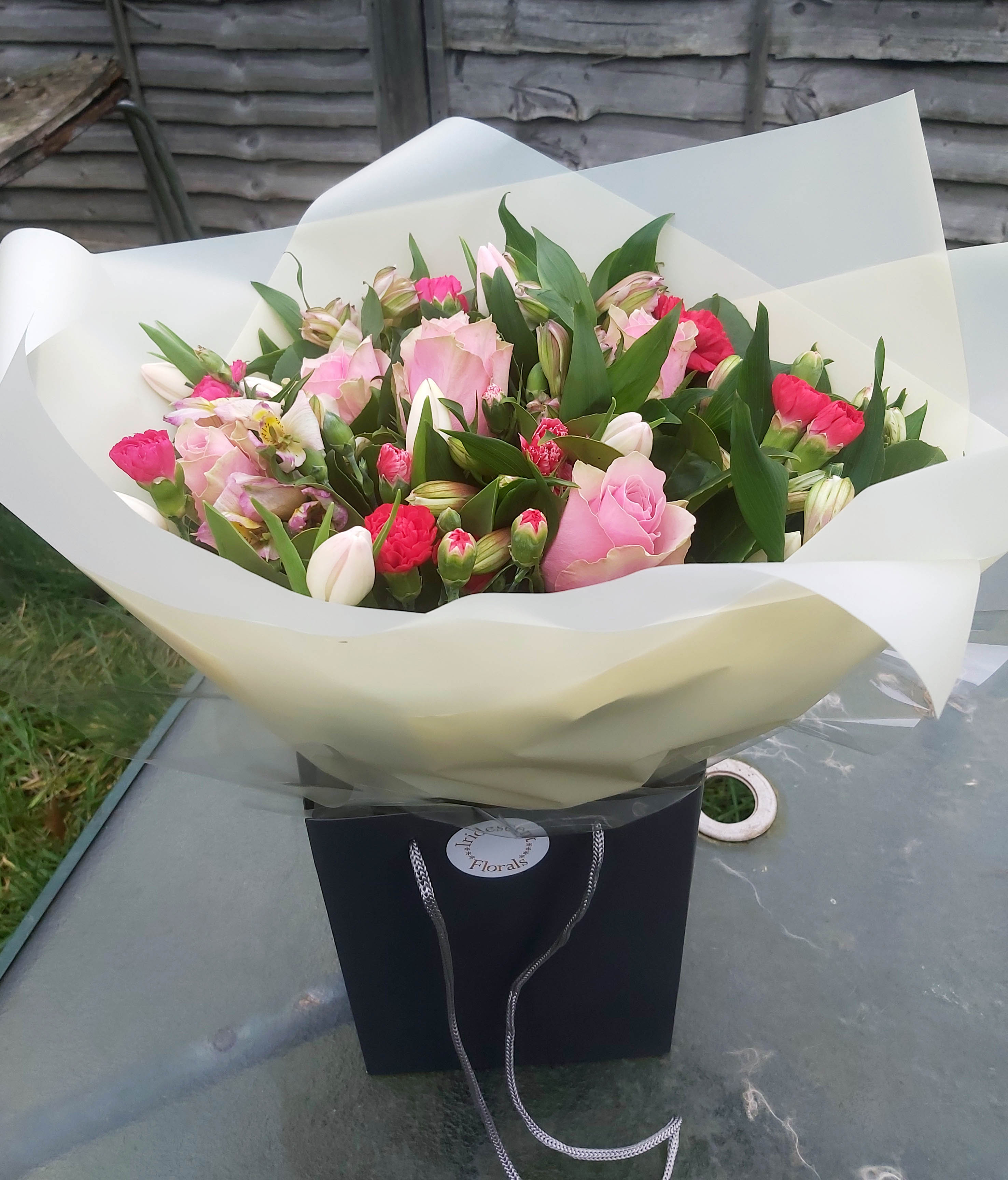 Pink roses carnation