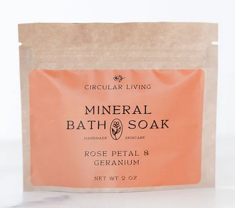 Rose Geranium bath soak