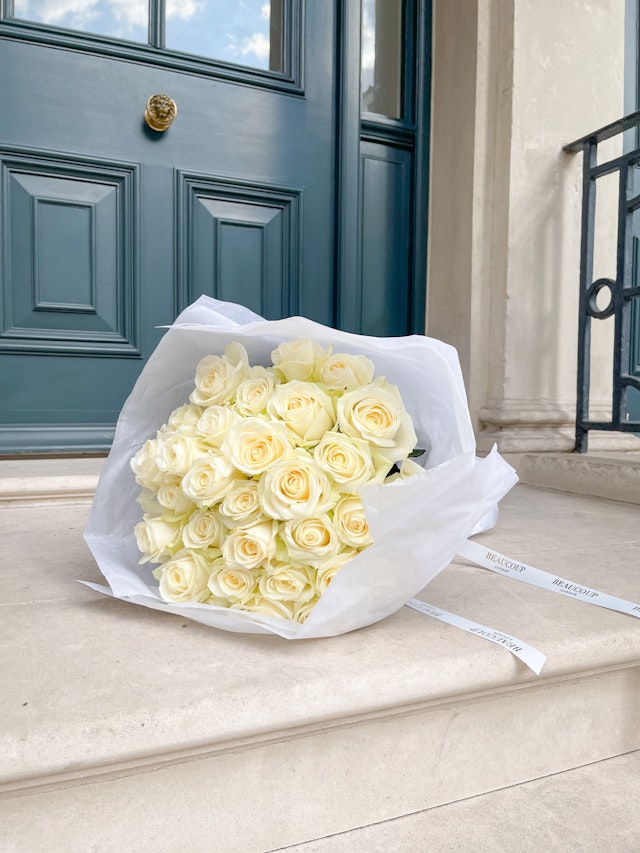 Classic White Roses