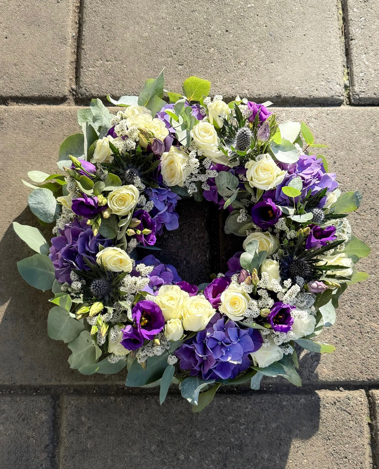 Purple wreath