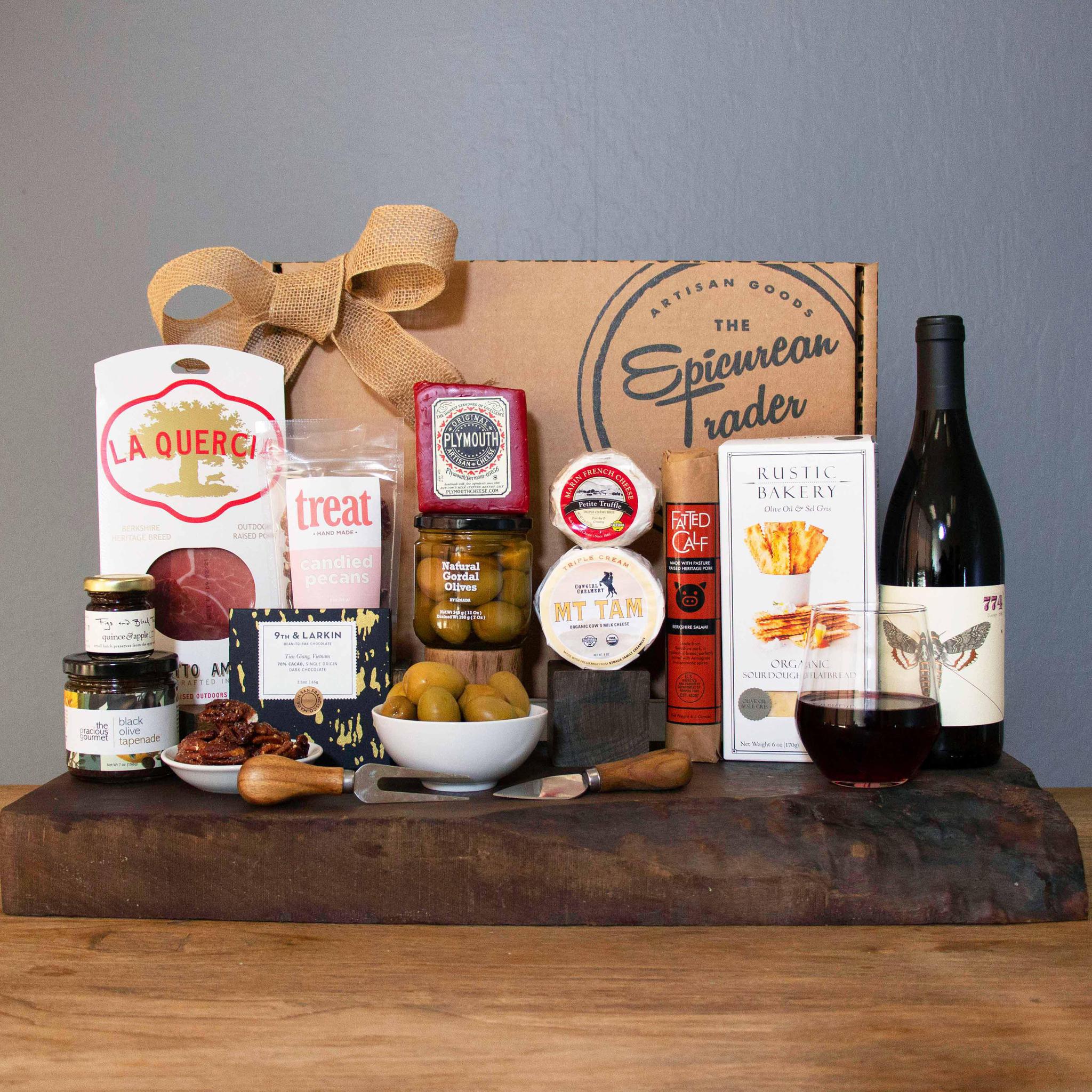 Wine & Cheese Basket