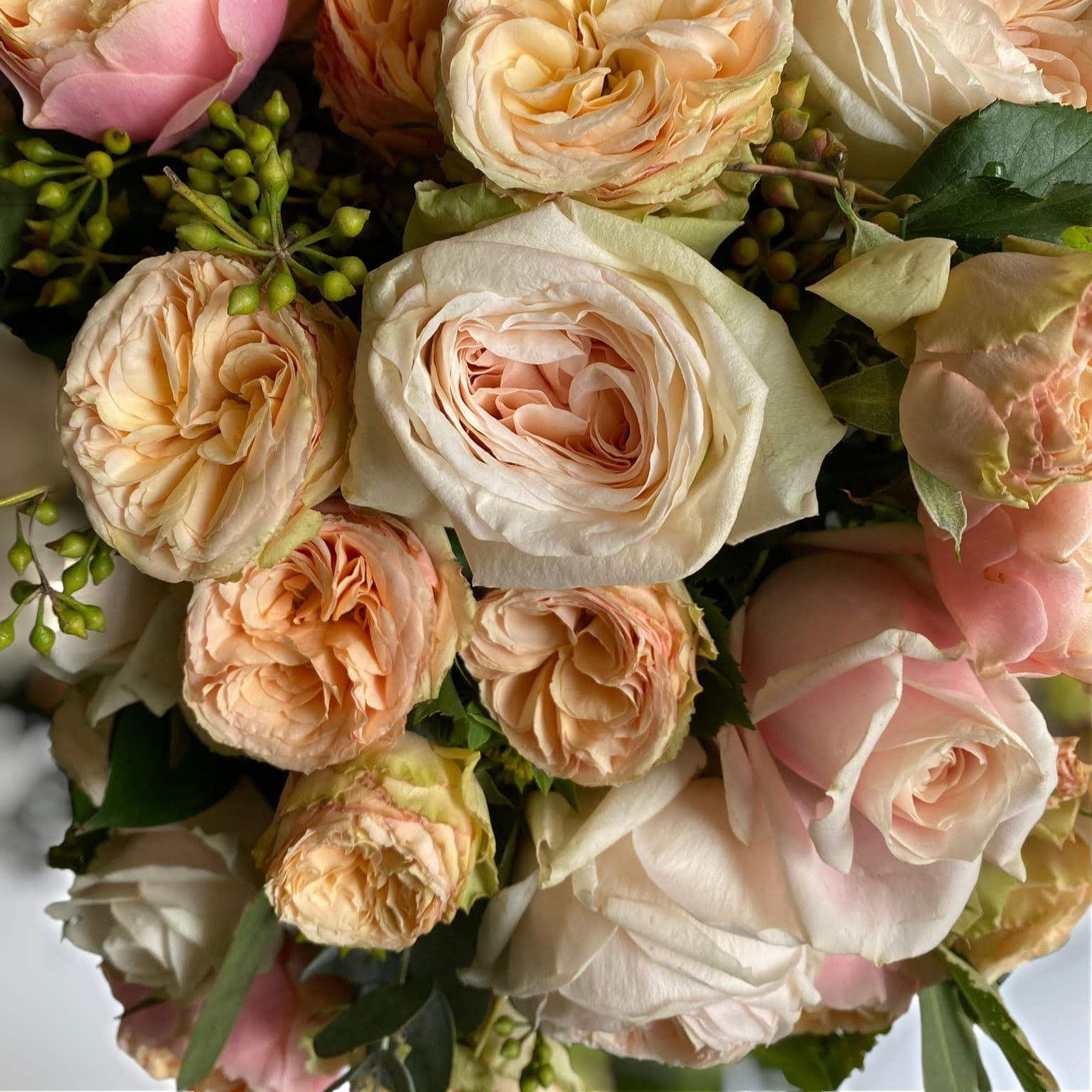 Garden Rose bouquet