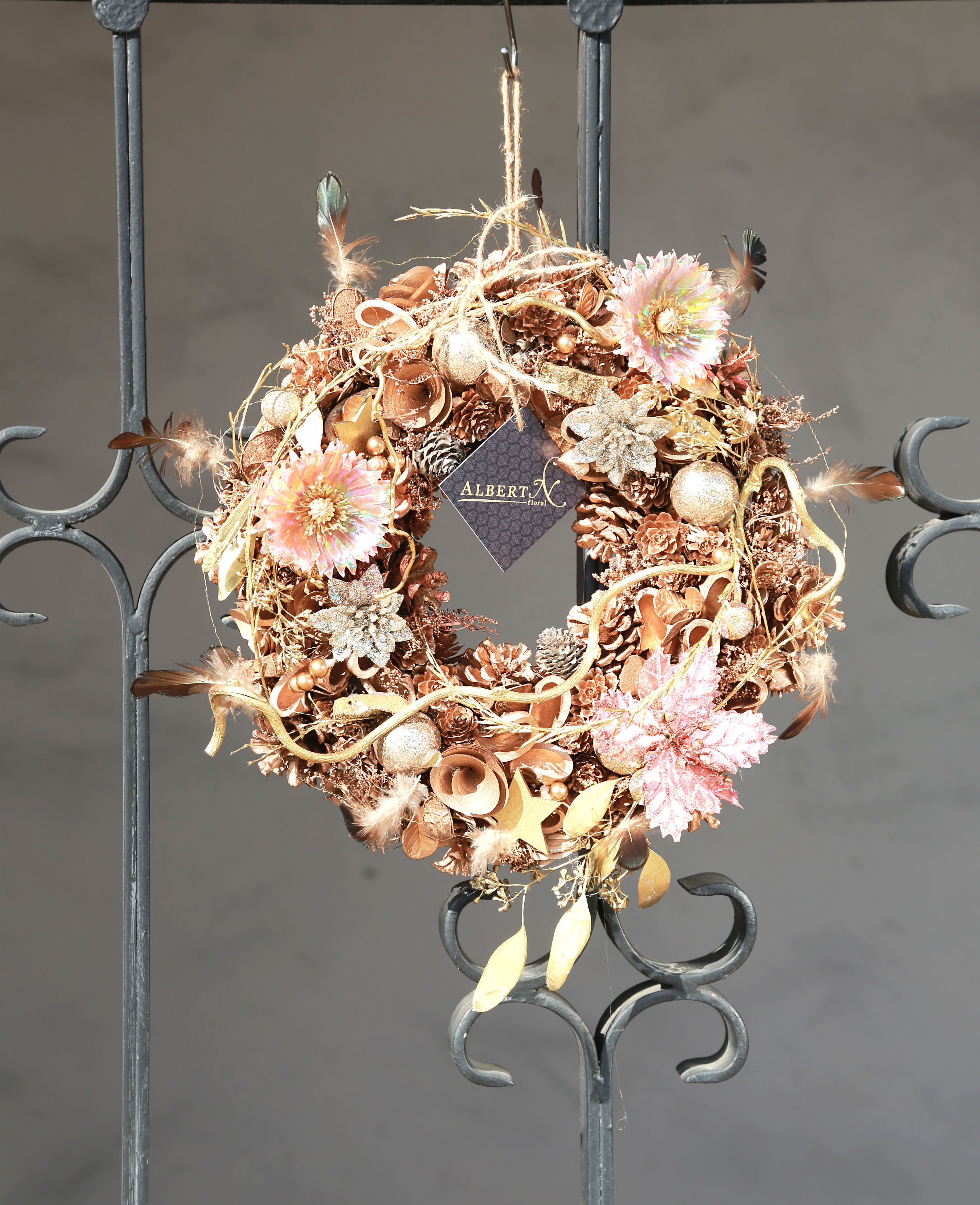 Gold Blush Wreath