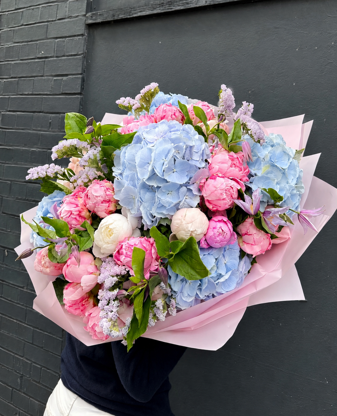 Hydrangea & Peony by Bloomond — flowers available for delivery from Floom