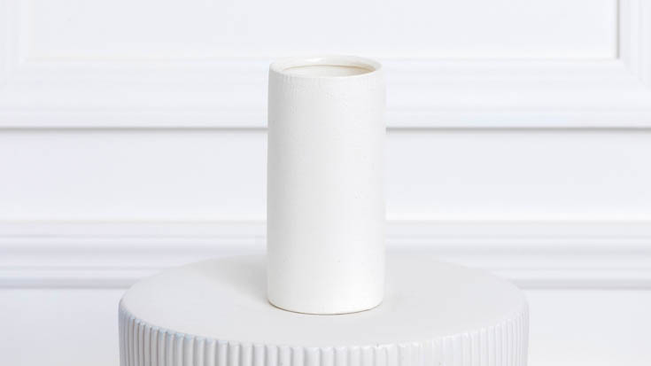 Unfinished Cream Vase