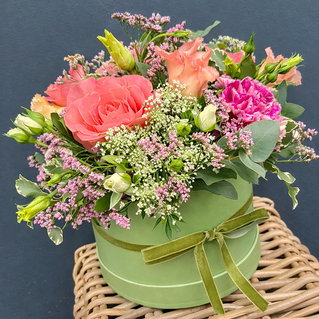 Seasonal Sage Hat Box