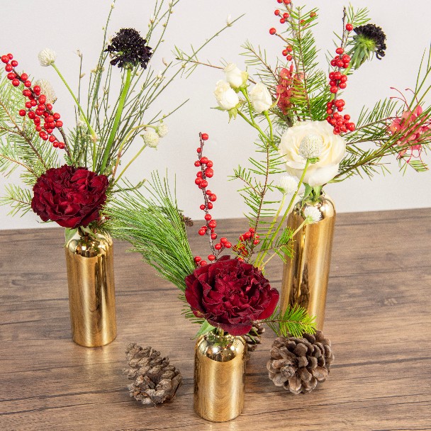 Christmas Budvases