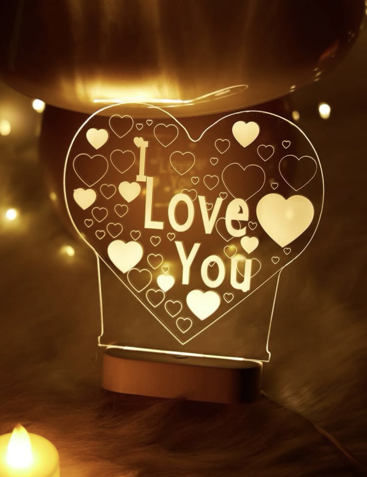 I Love You light 
