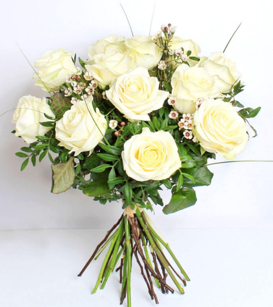 12 White Roses 