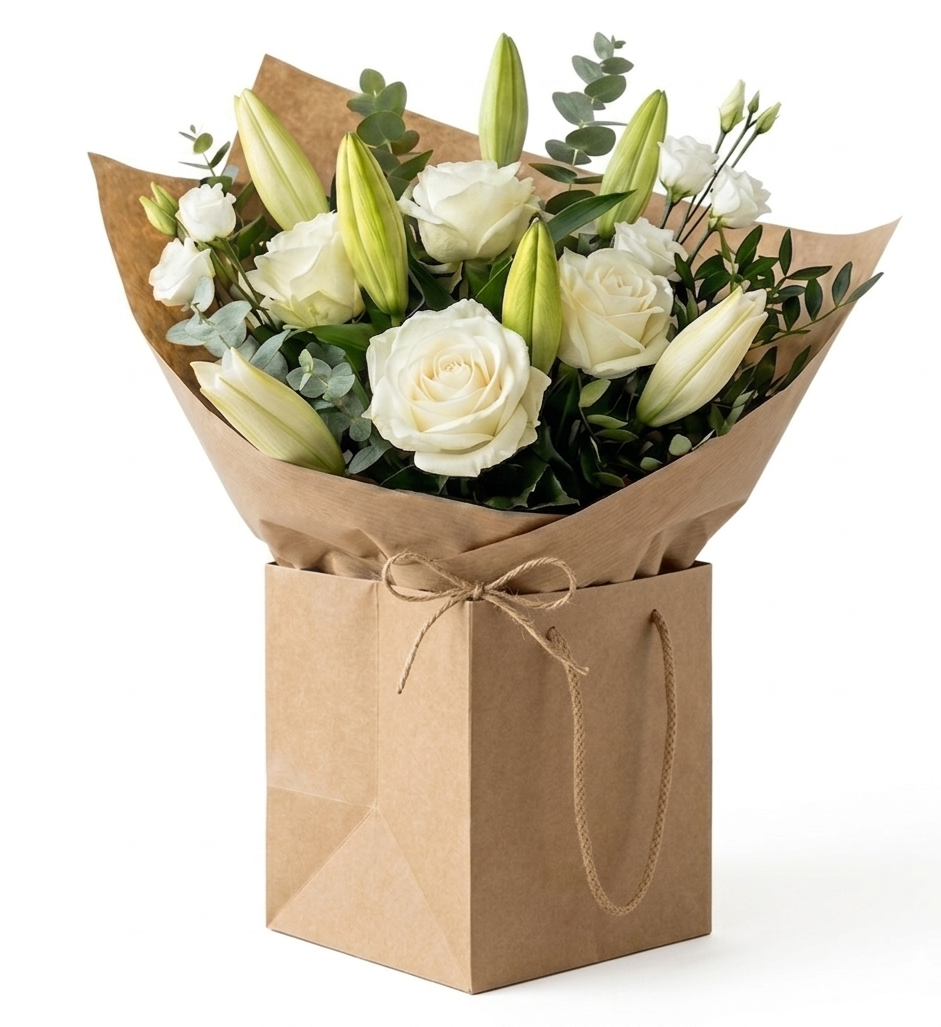Rose and Lily by Olympia Flowers — flowers available for delivery from Floom