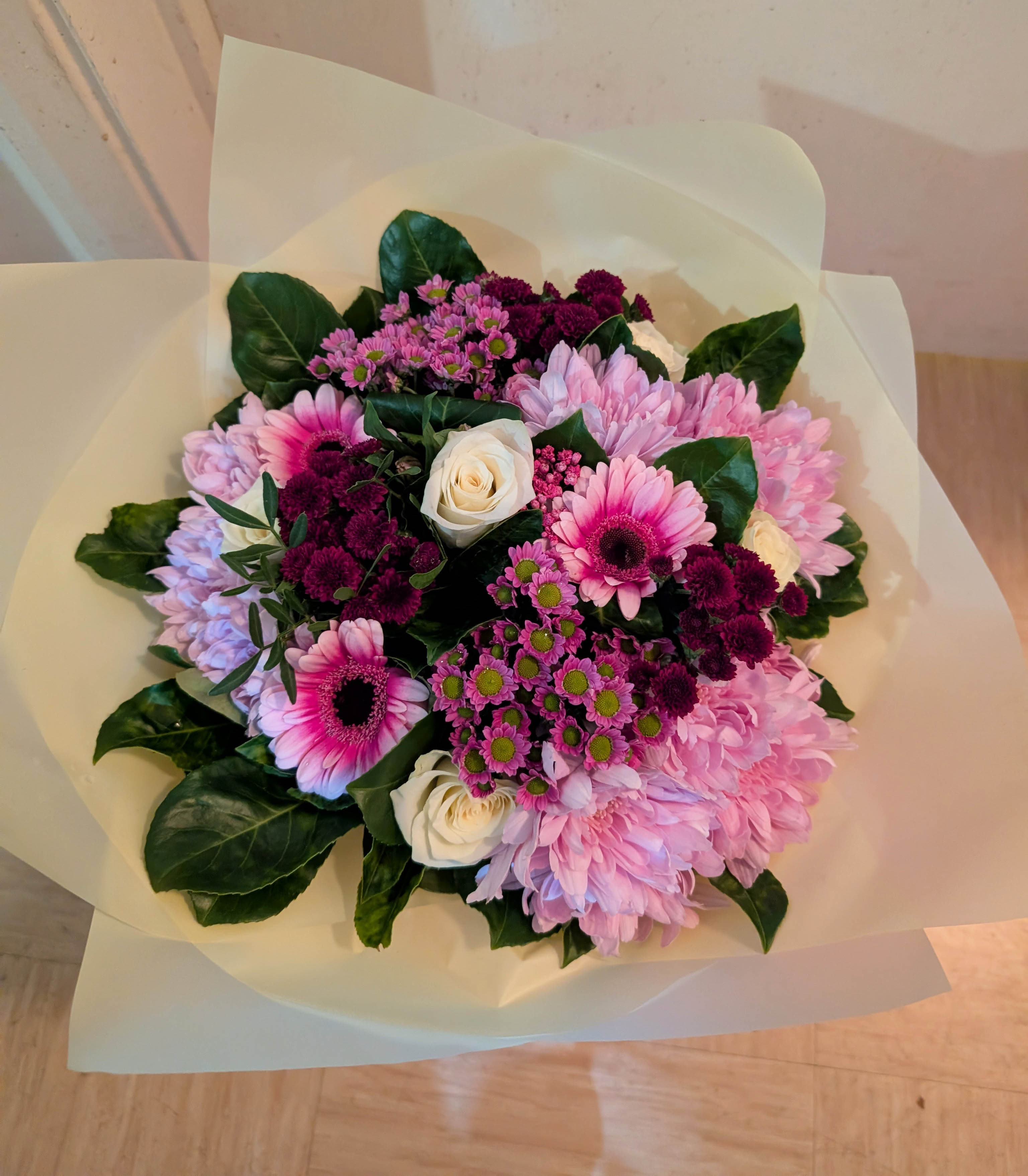 Pink gerbera bouquet