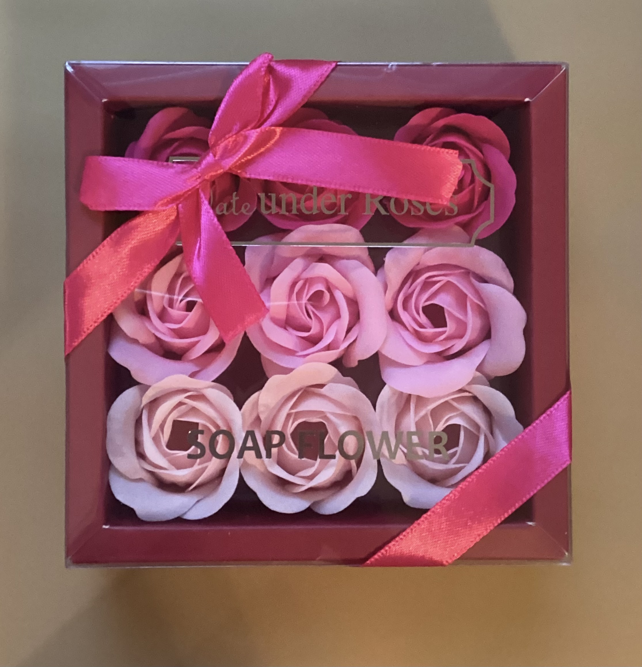 Soap flower giftset