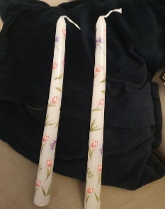 Floral candles