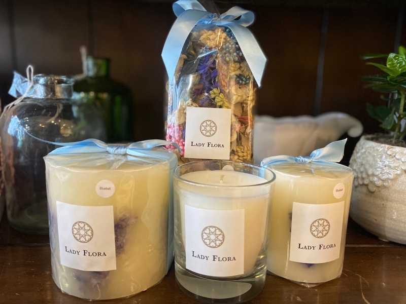 Bluebell Candle