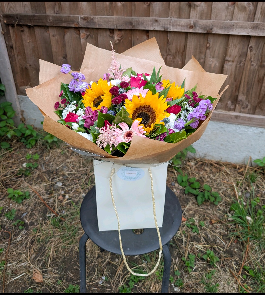 Sunflower mix bqt by Iridescent Florals — flowers available for delivery from Floom