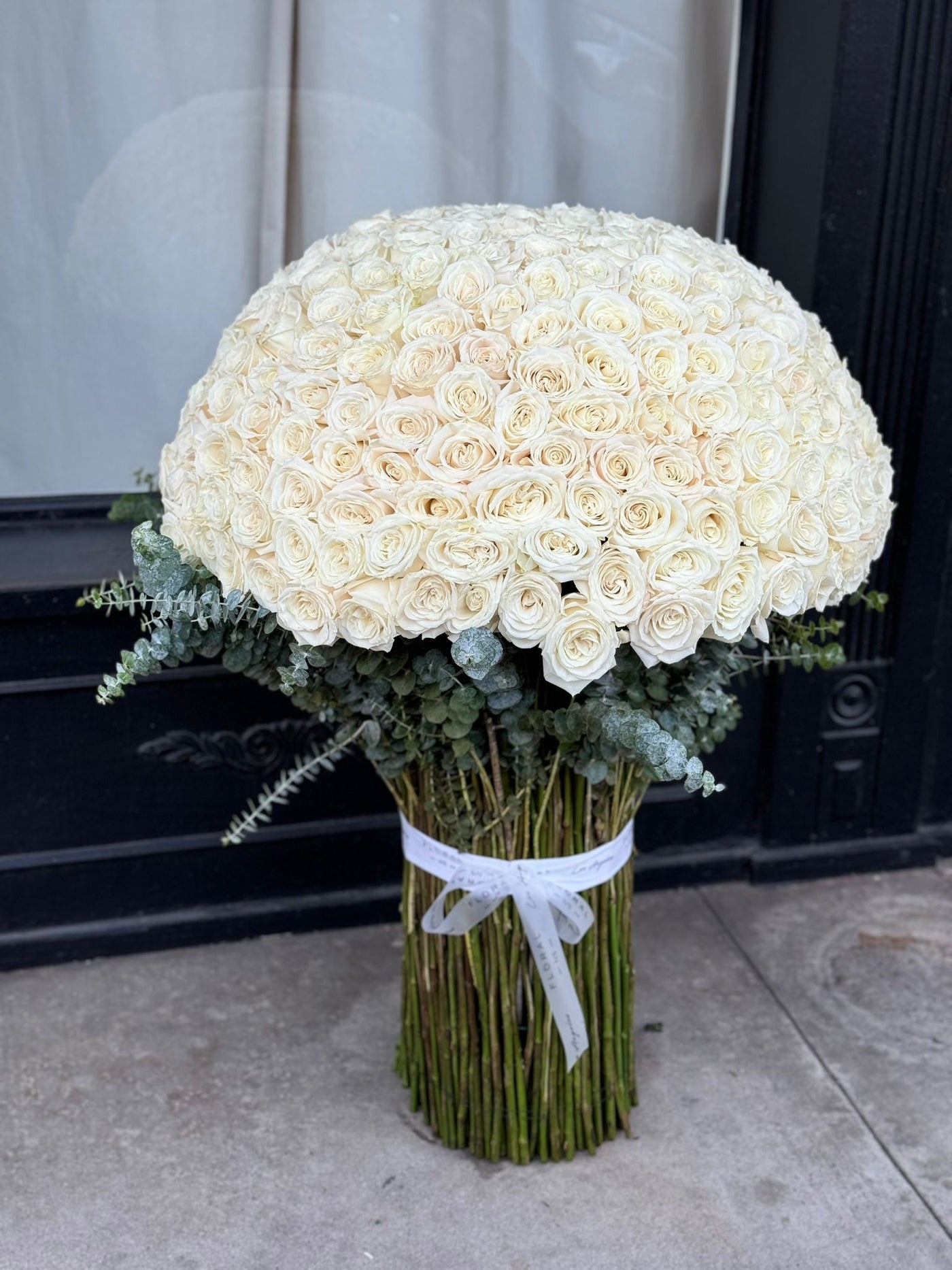 No.900 - White Roses by FLORAL N5  — flowers available for delivery from Floom