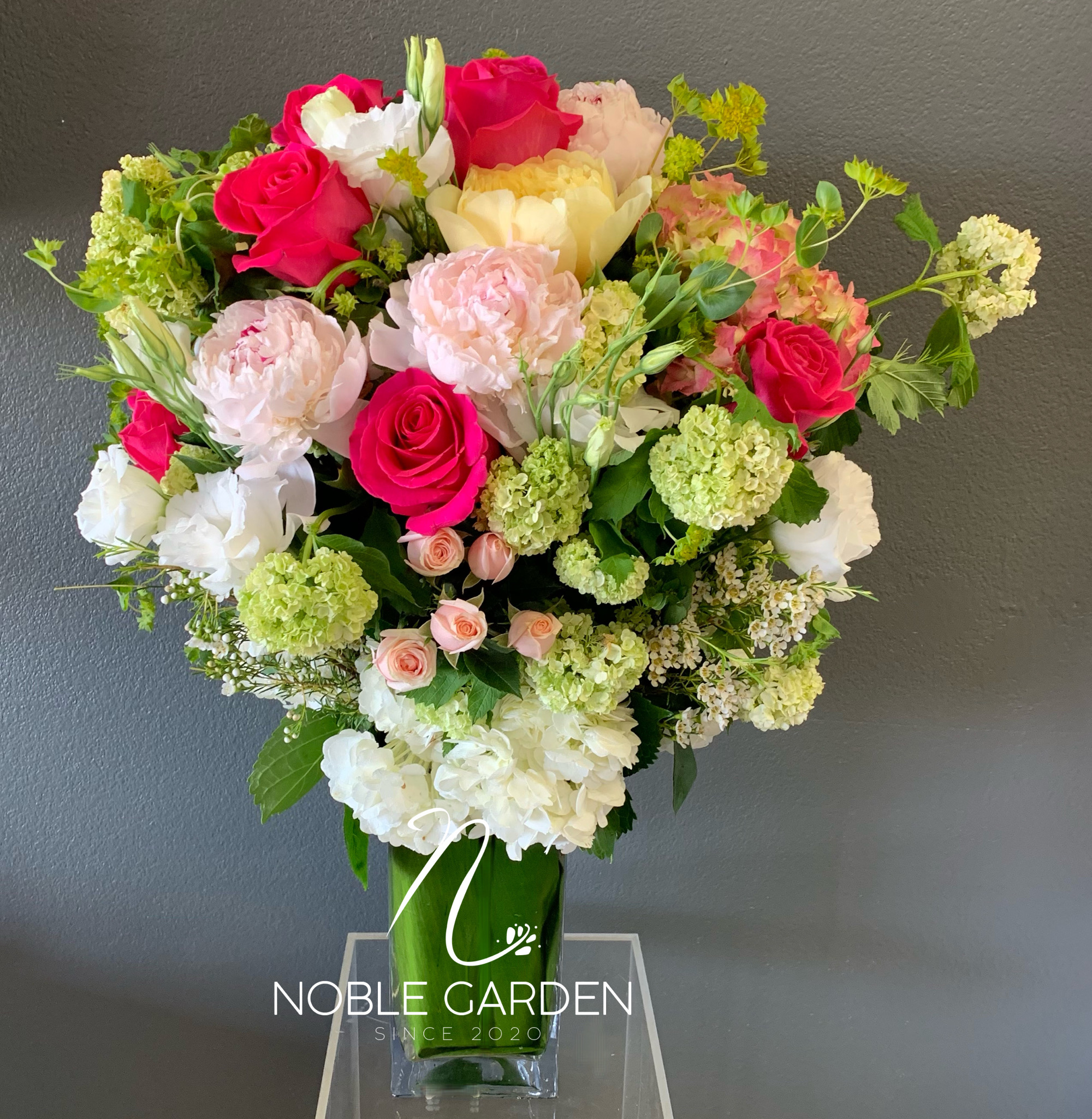 Peonies mixed flowers