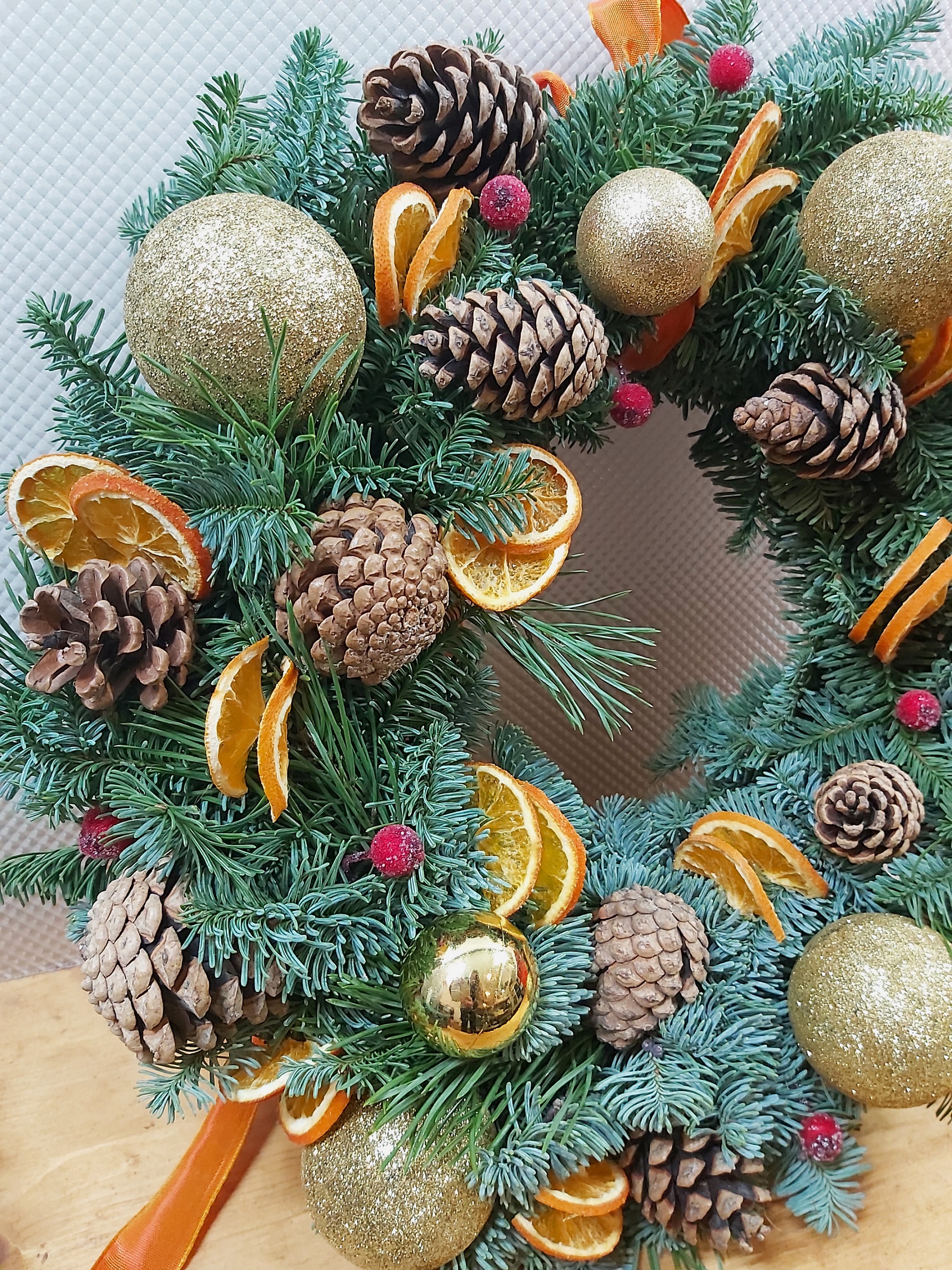 Christmas door wreath