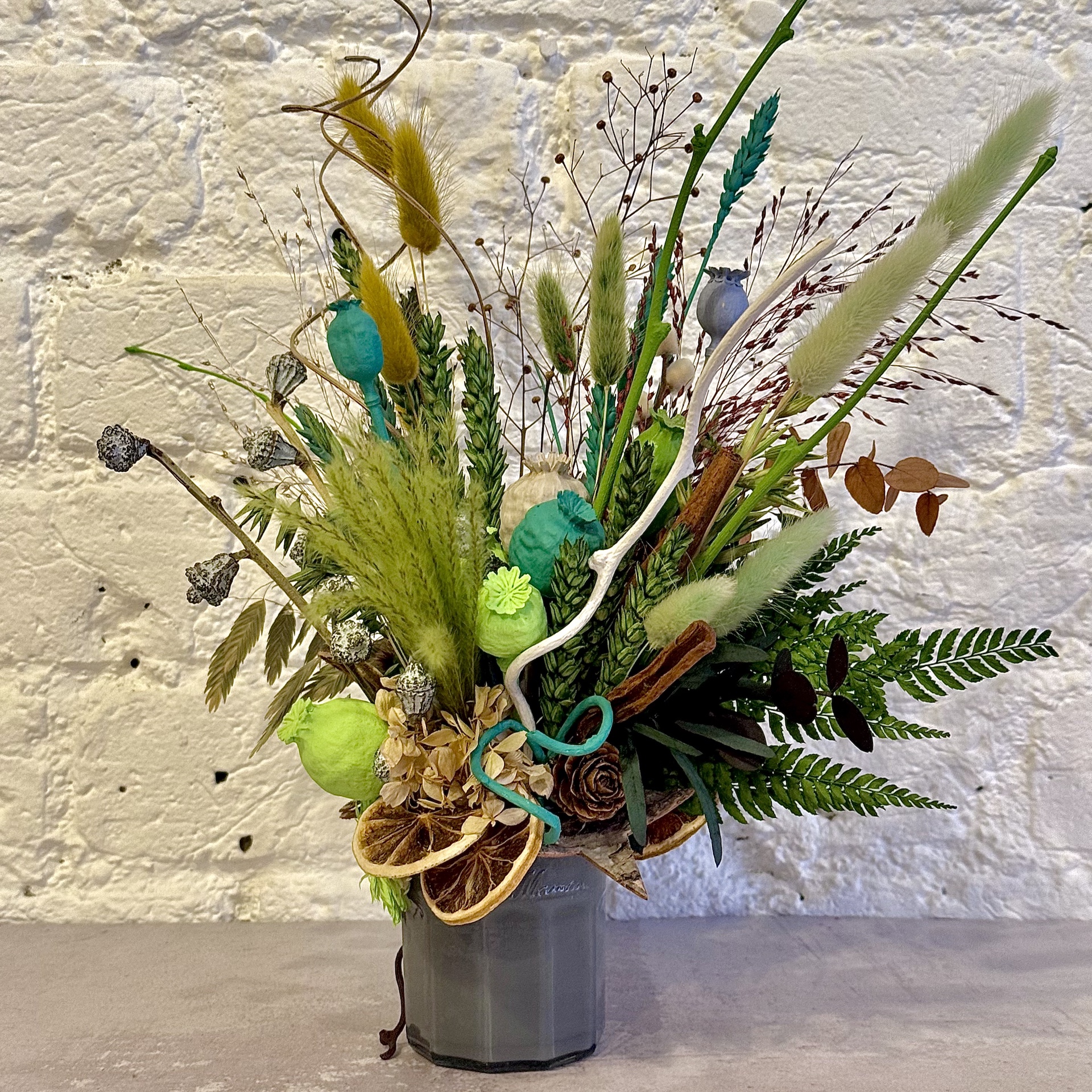 SPRING GREEN GLAM JAR