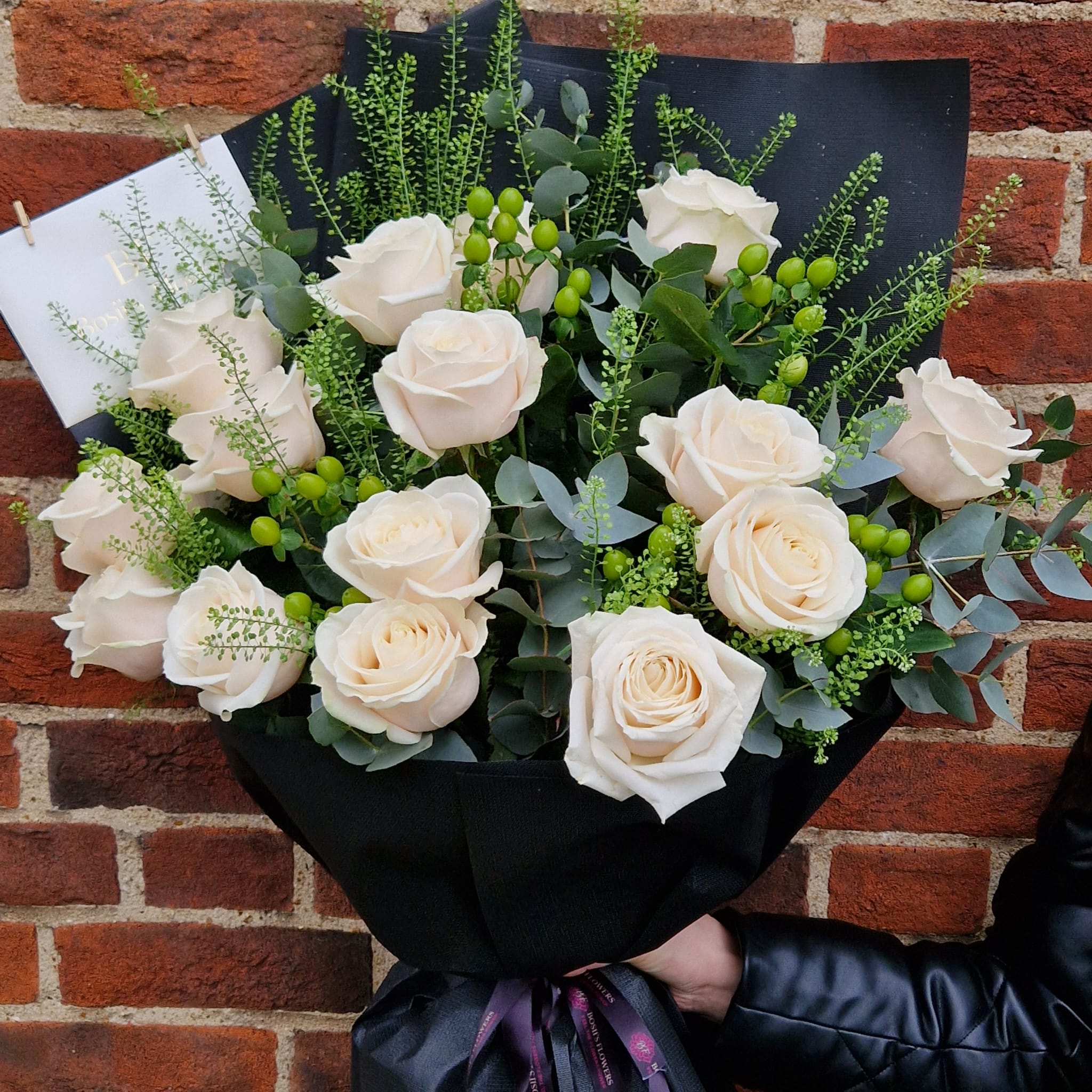 White Roses Bouquet.
