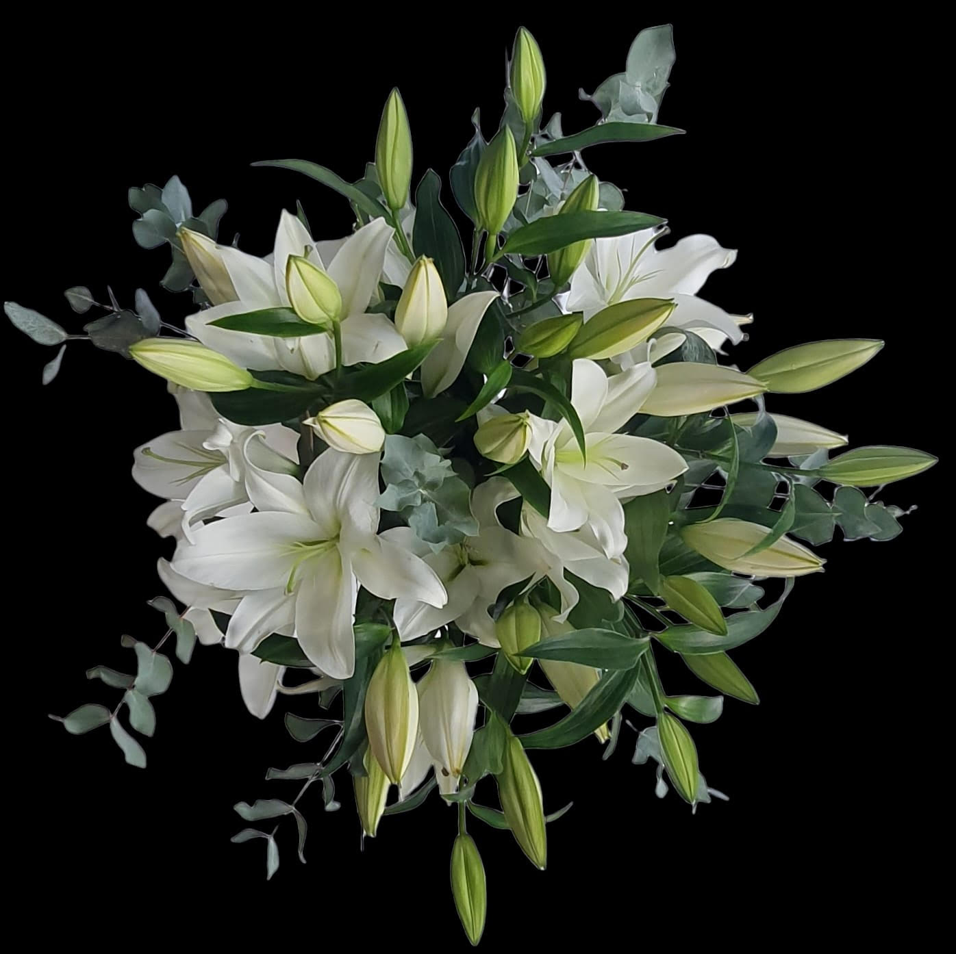 Oriental lily bouquet