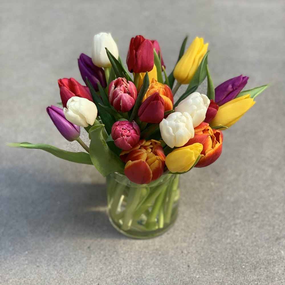 Tulips in a Vase