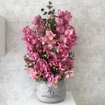 Cymbidium Orchid vase