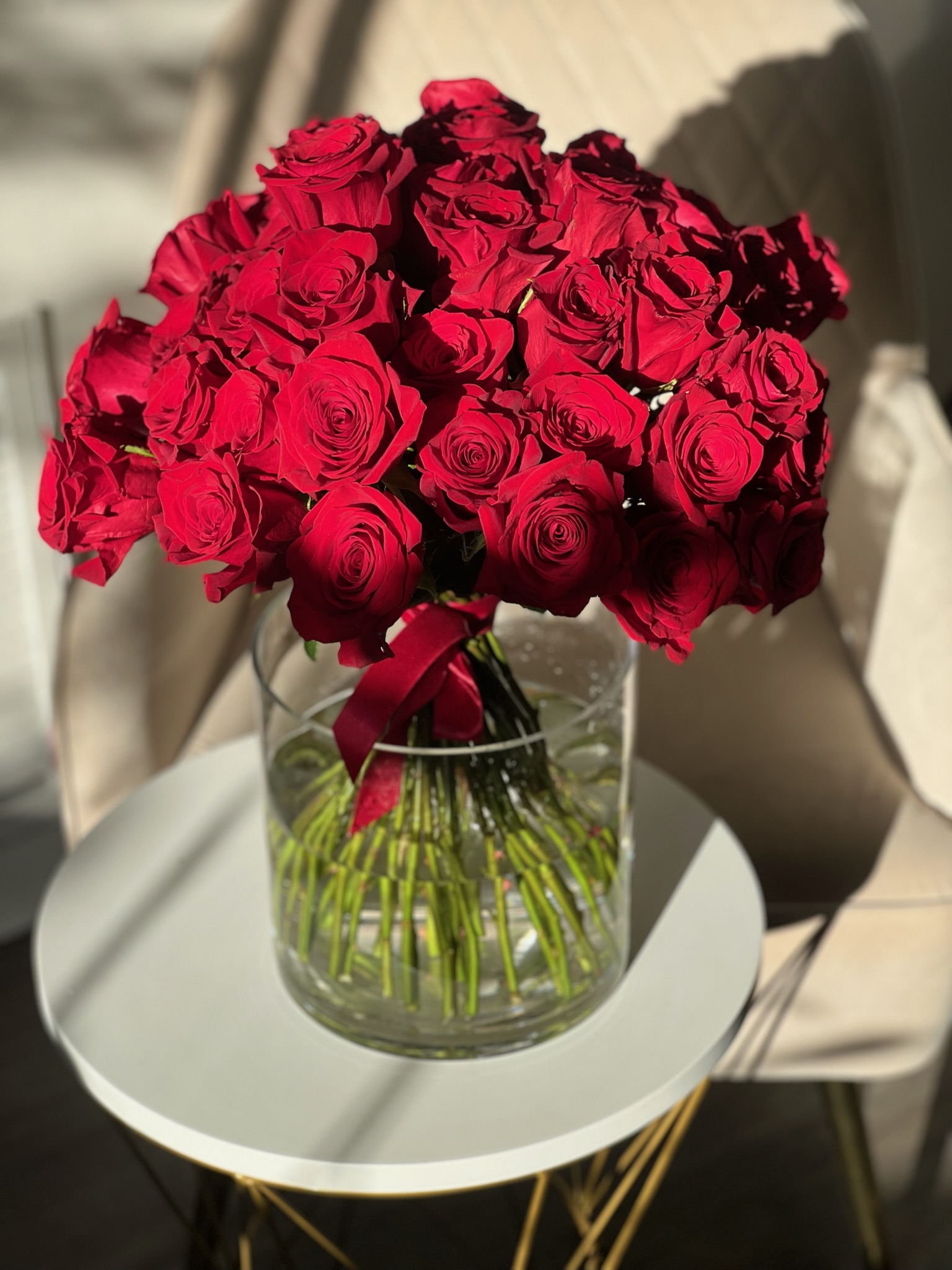 Classic red roses