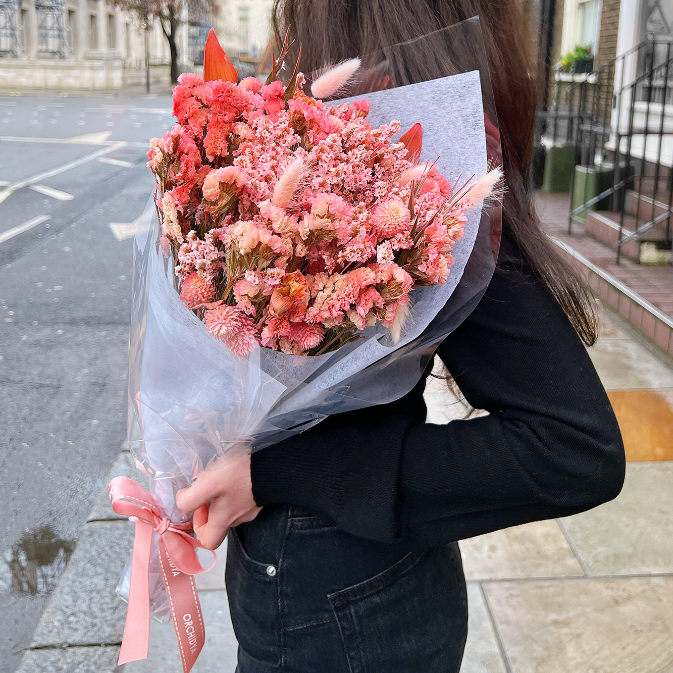 Pink Dried Bouquet
