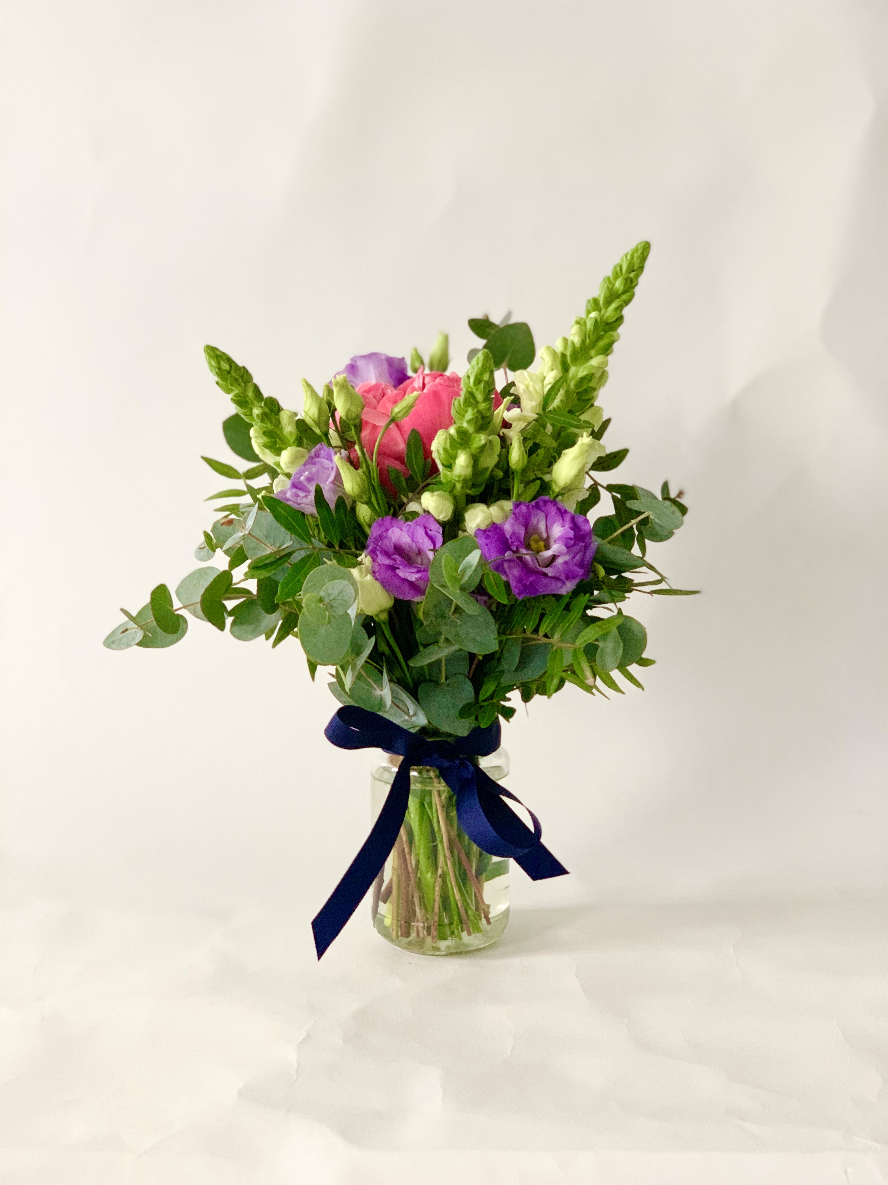 Pretty Peony Jam Jar