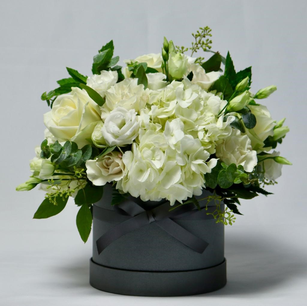 White Elegance Hatbox