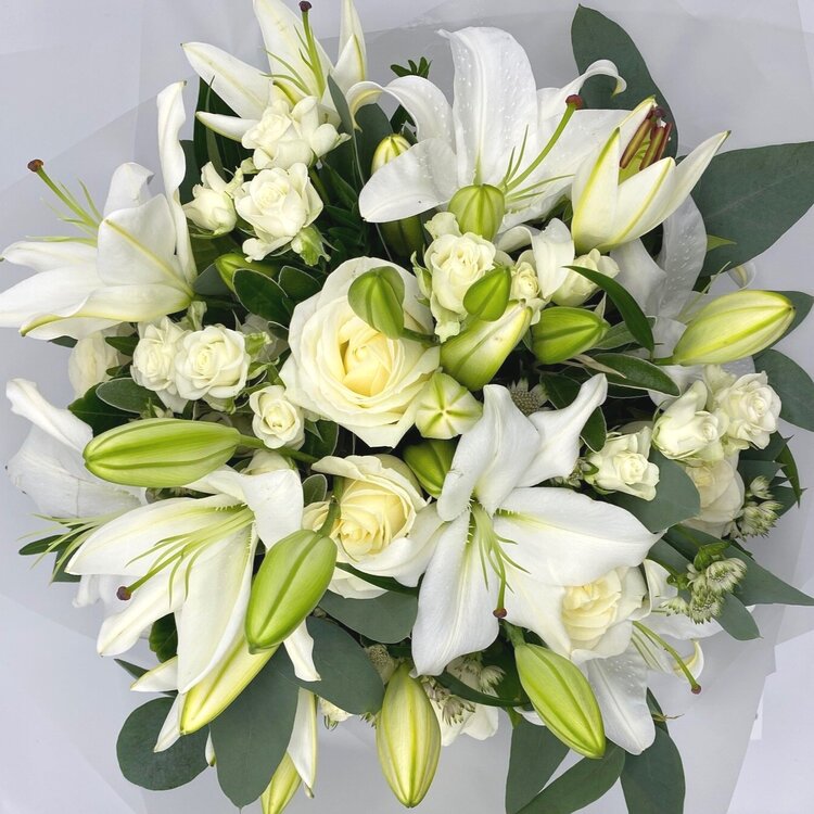 White Roses & Lilies