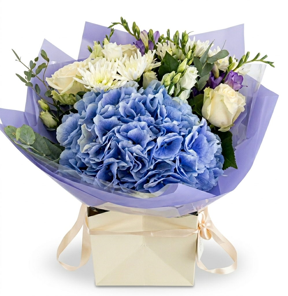 Hydrangea and roses