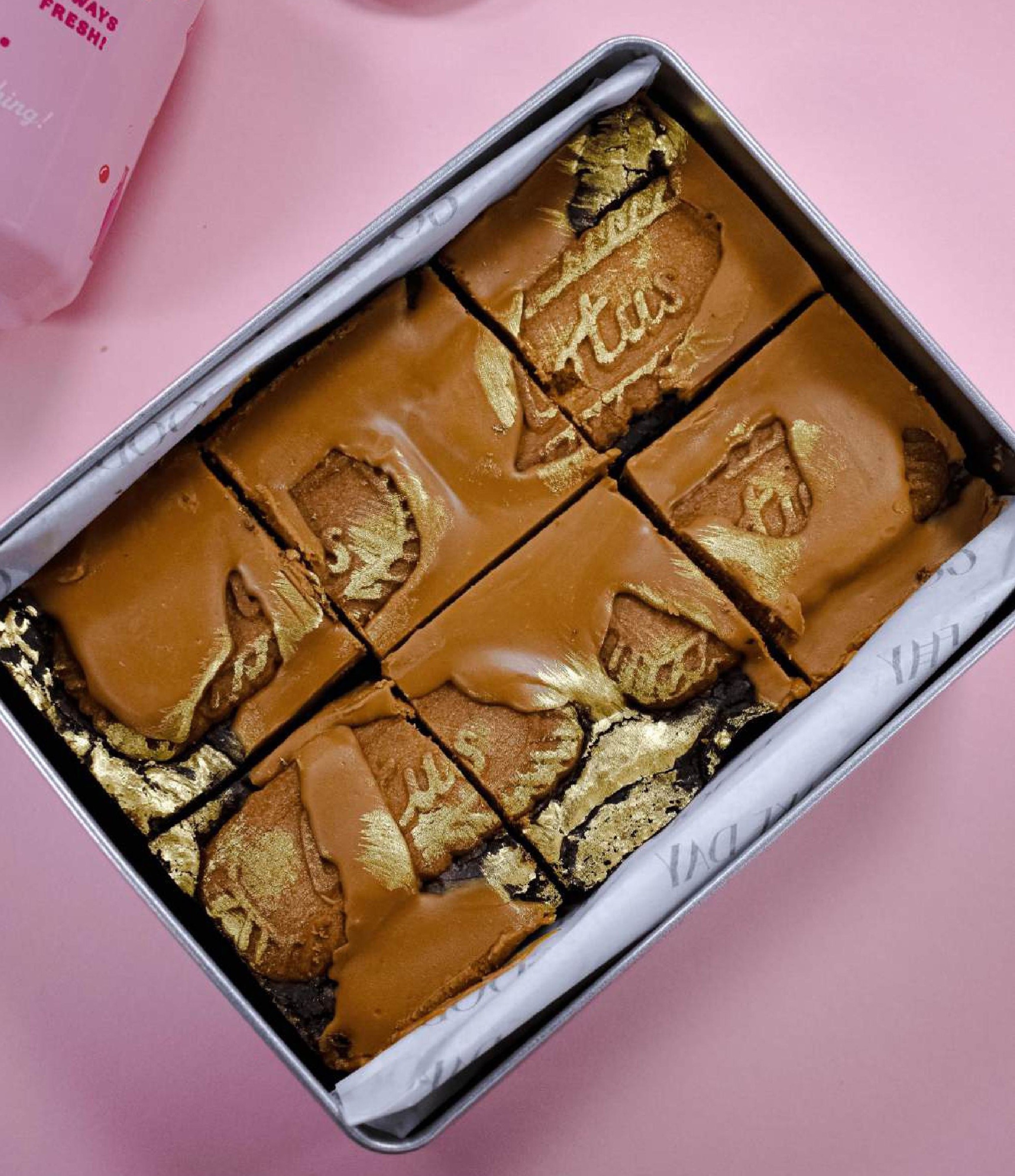 Vegan Biscoff Brownie