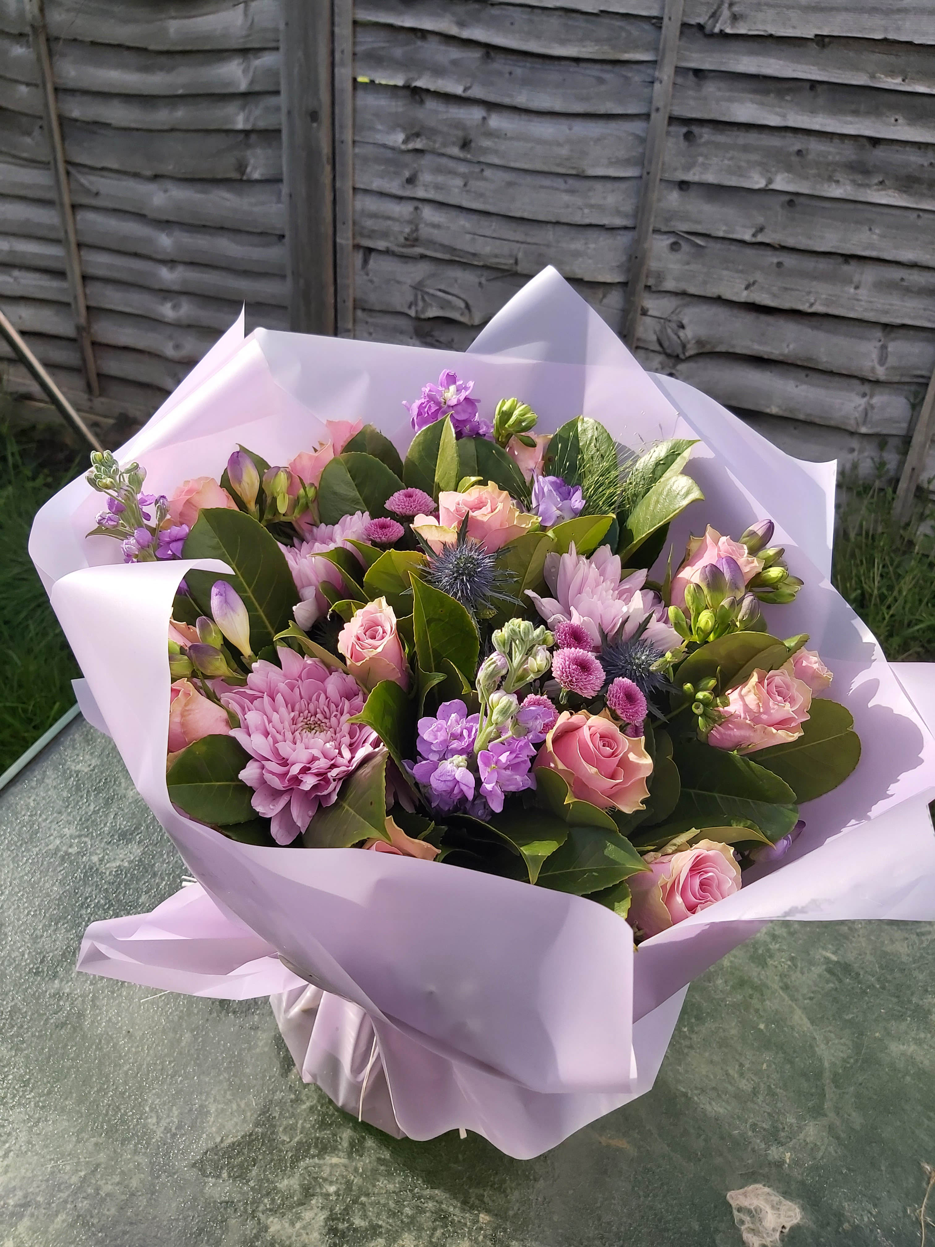 Purple & pink bouquet