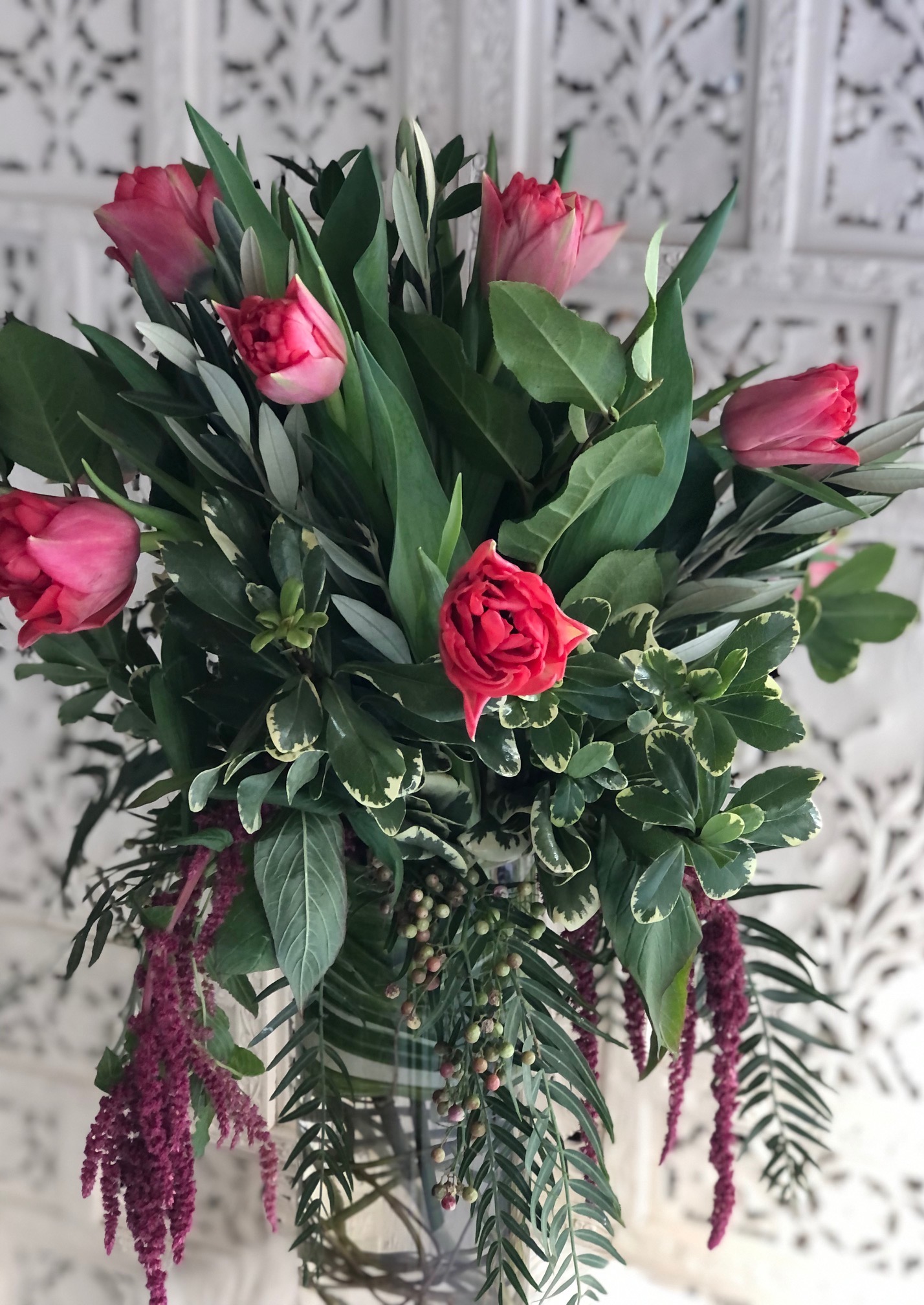 Tall Tulip Arrangemen