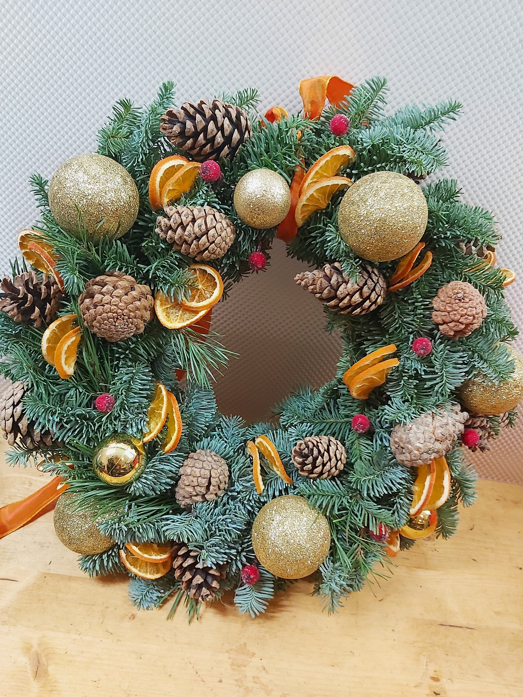 Christmas door wreath