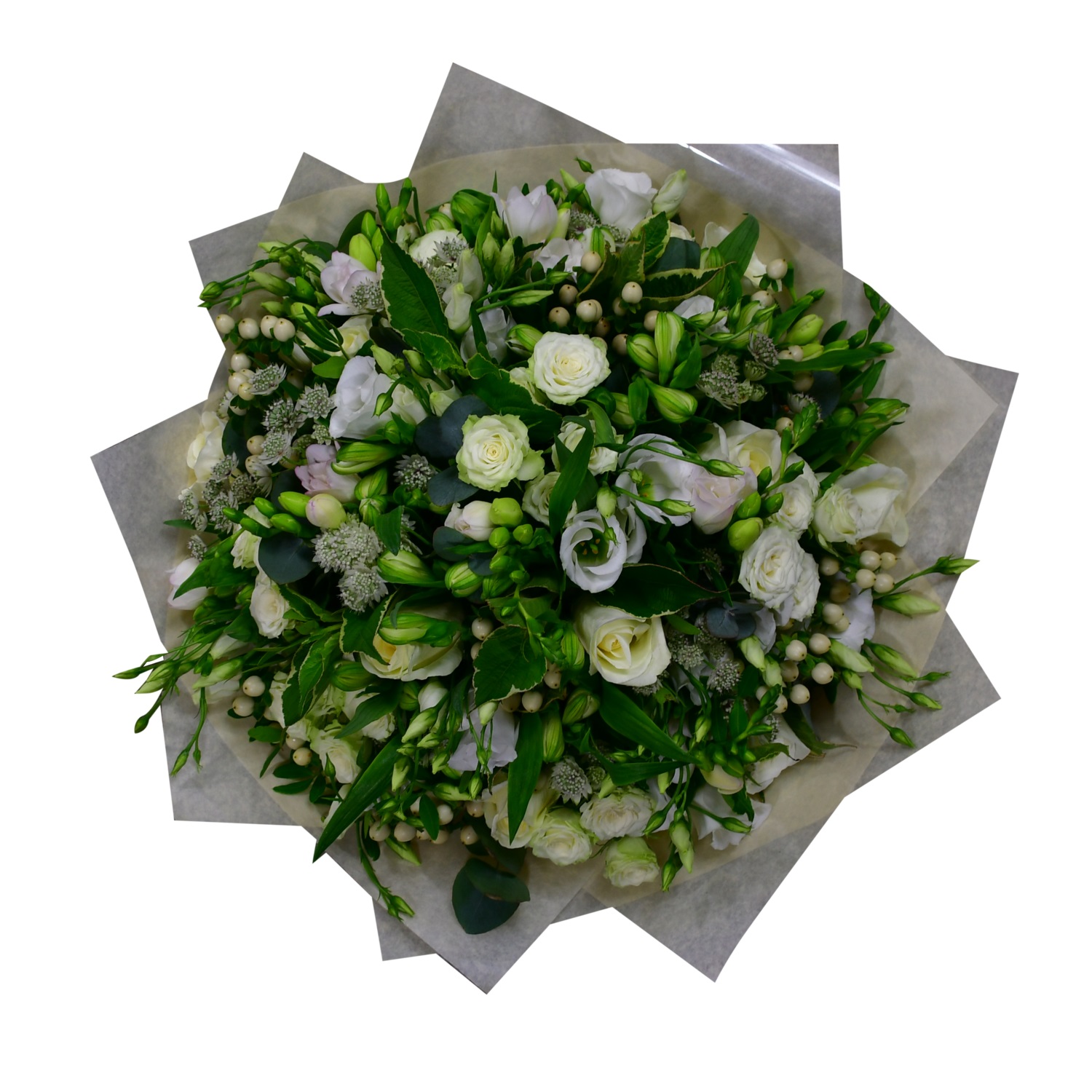 Hypericum & Rose  by Moyses Stevens Flowers — flowers available for delivery from Floom