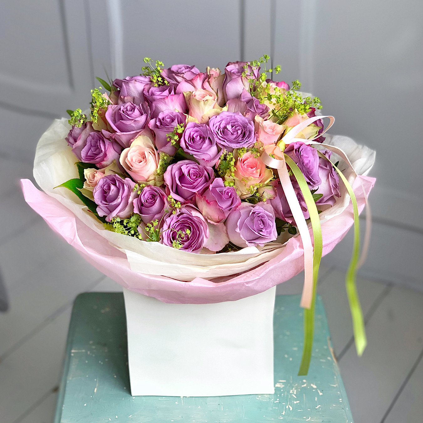 Purple Roses Bouquet