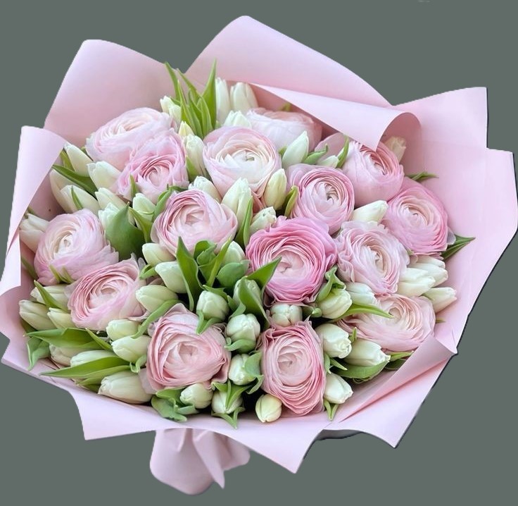 Ranunculus and Tulips