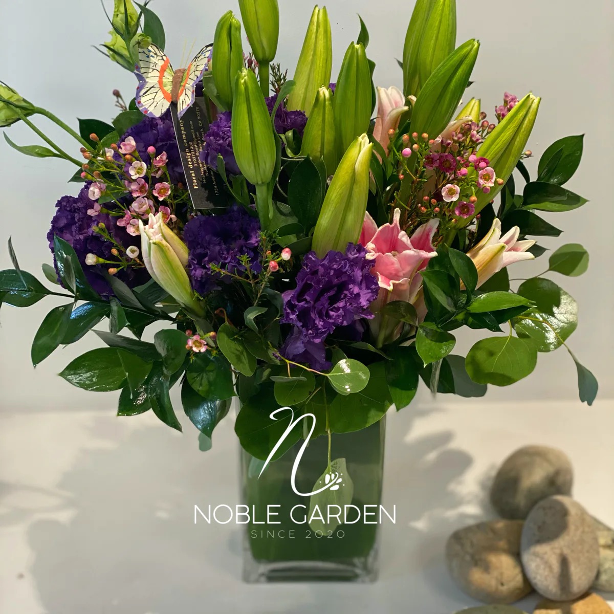 Lilies and Lisianthus